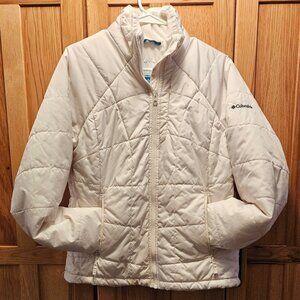 Columbia Quilted Interchange Jacket in White | Women's L